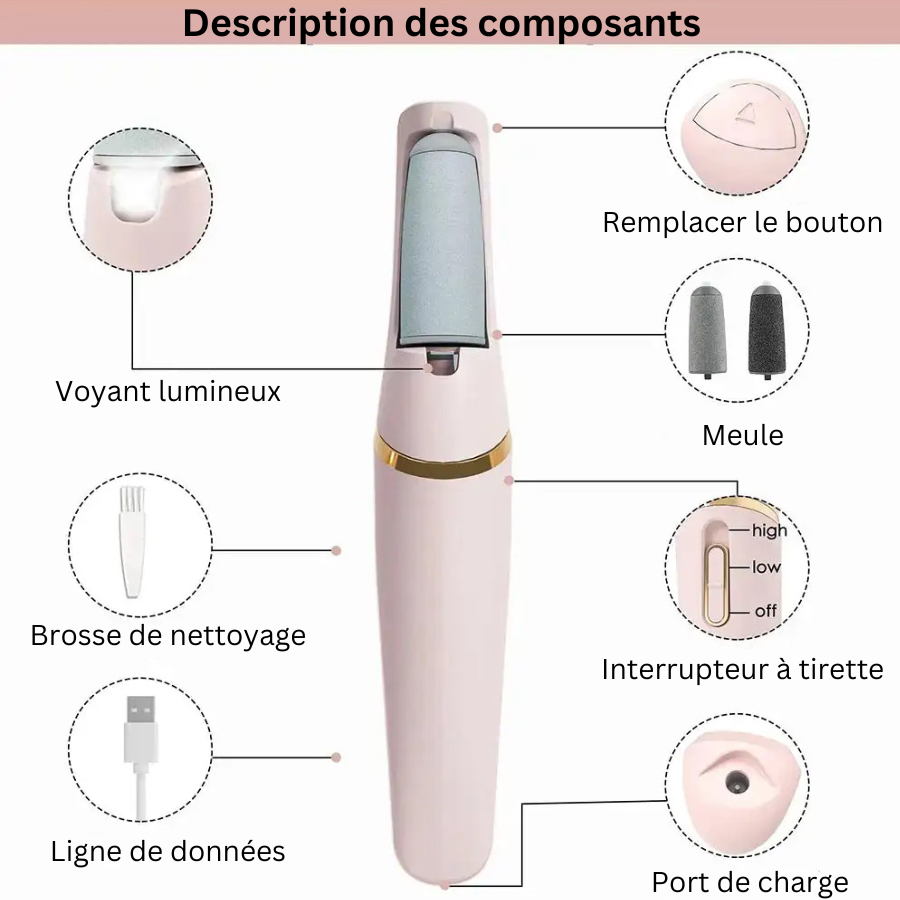 Exfoliant pour les pieds Reynoble